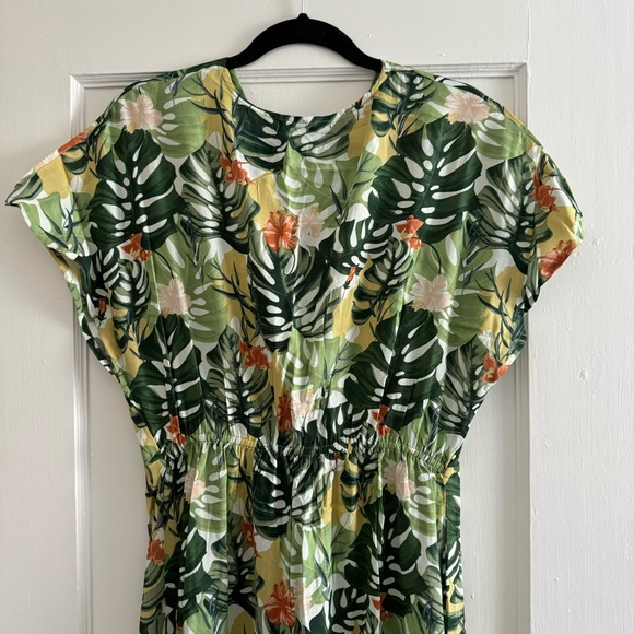 NWT Tropical Pattern Maxi Length Cover Up/Dress - Picture 5 of 6